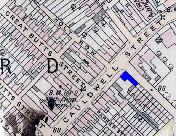 The Haycock shown in blue on this map of 1901
